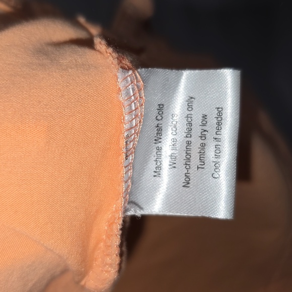 Peter Millar Orange Pocket Polo Shirt Classic Design Seaside Wash Mens Size M - Picture 8 of 11